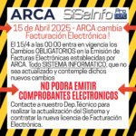 2025-04 CambiosARCA_WsAfip